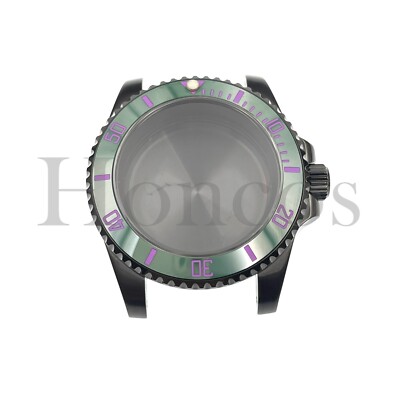MODS Replacement Watch Green Purple Case SUB Style Fits for Most NH35 36 ETA2836