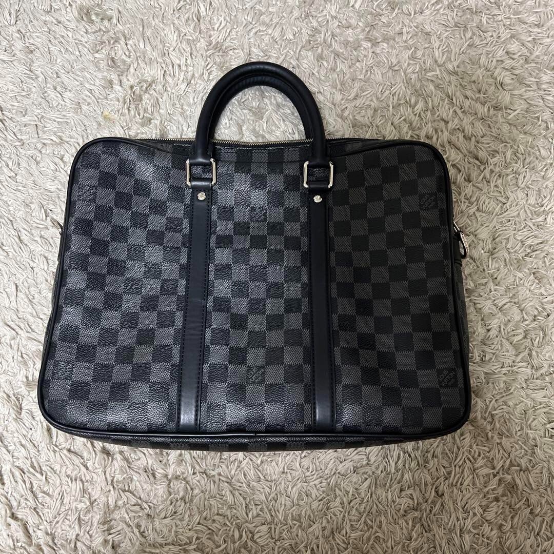 Damier Graphite Porte de Cumin Voyage N41478 Business Bag Men's