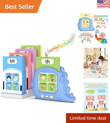 Interactive Talking Phonics Flash Cards for Independent Learning Ages 2-8