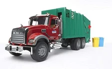  NEW Bruder Toys 02812 MACK Granite Rear Loading Garbage Truck Vehicle