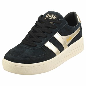 womens black gola trainers