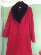 Cashmere & Virgin Wool Coat Size 12 - Jacques Vert