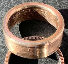 Sacagawea Dollar Coin Ring, 2000-2008, Size 6-15, Free S H