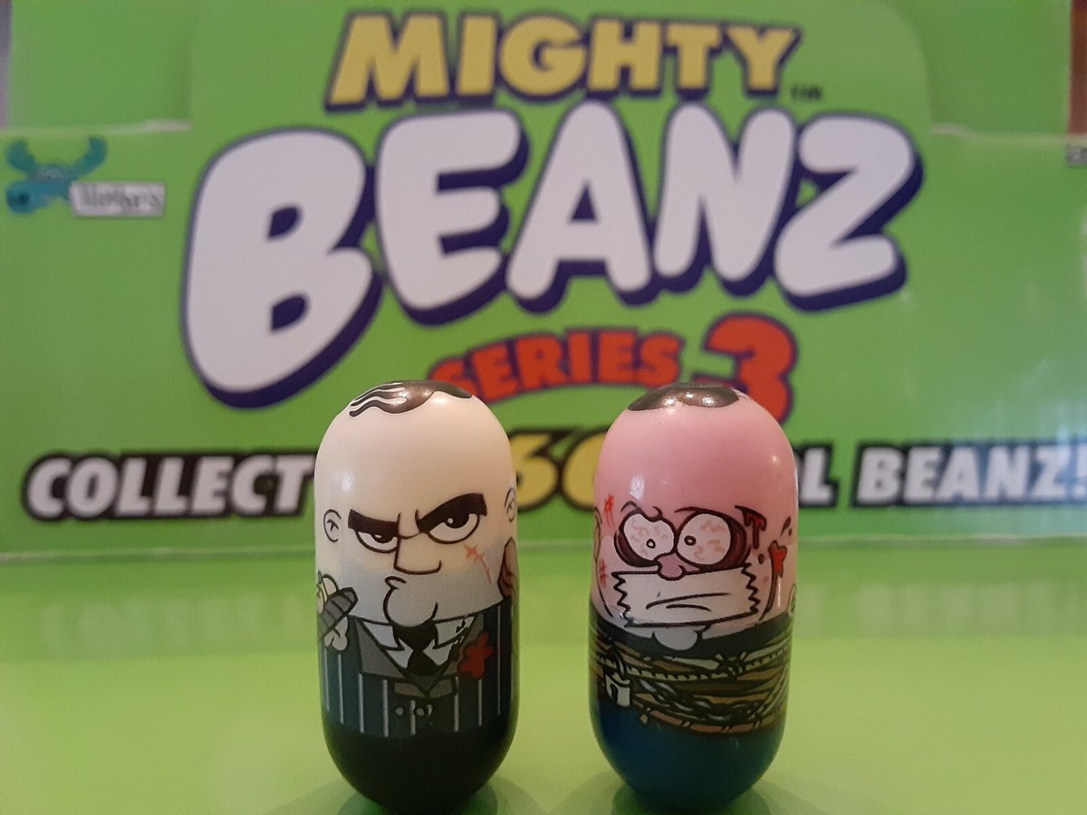 2003 VINTAGE Mighty Beanz; Series 3; Set of 2 beans; Themed pair