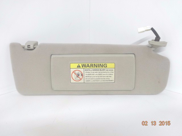 98-03 Jaguar X308 XJR XJ8 VDP Left Driver Side Sun Visor Shade Beige OEM
