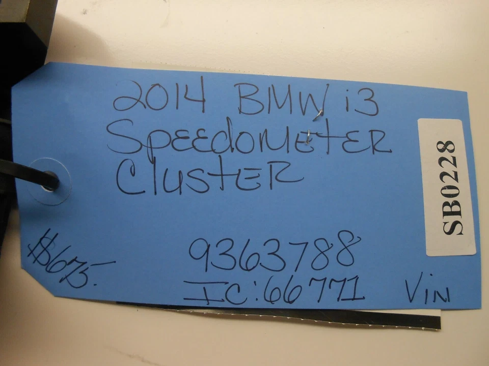 BMW I3 2014 velocímetro clúster 9363788 IC 66771 SB0228 Foto 4 de 4