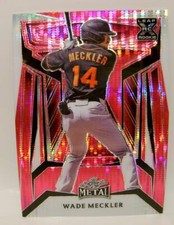 WADE MECKLER TRUE 1/1 ONE OF ONE BASE CARD LEAF METAL BASEBALL 2023