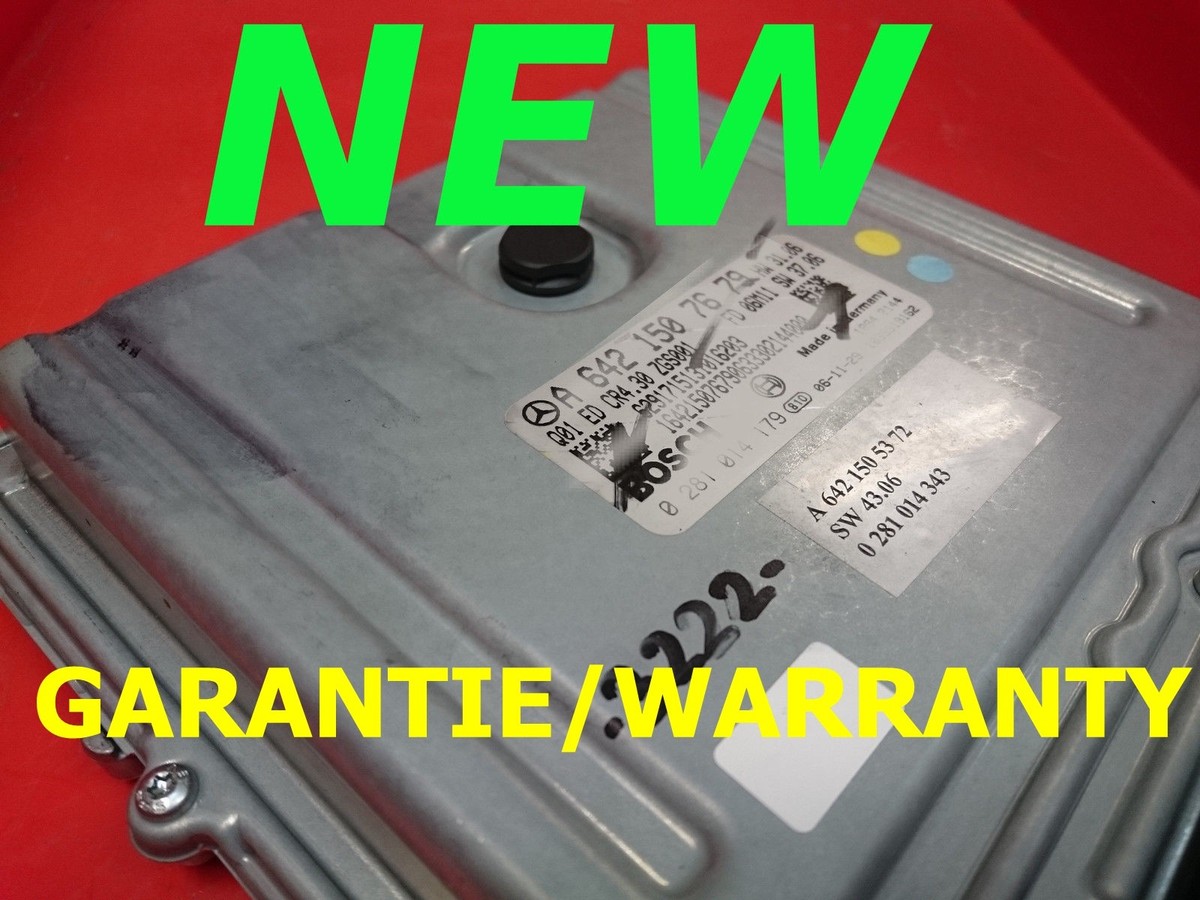 NEW MERCEDES ECU 0281014343 - A6421507679 - A6421505372 CR4.30 