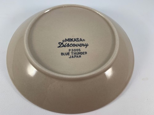 Vintage Mikasa - Discovery - Blue Thunder - P3005 - Flat Cup/Mug & Saucer Set - Picture 6 of 11