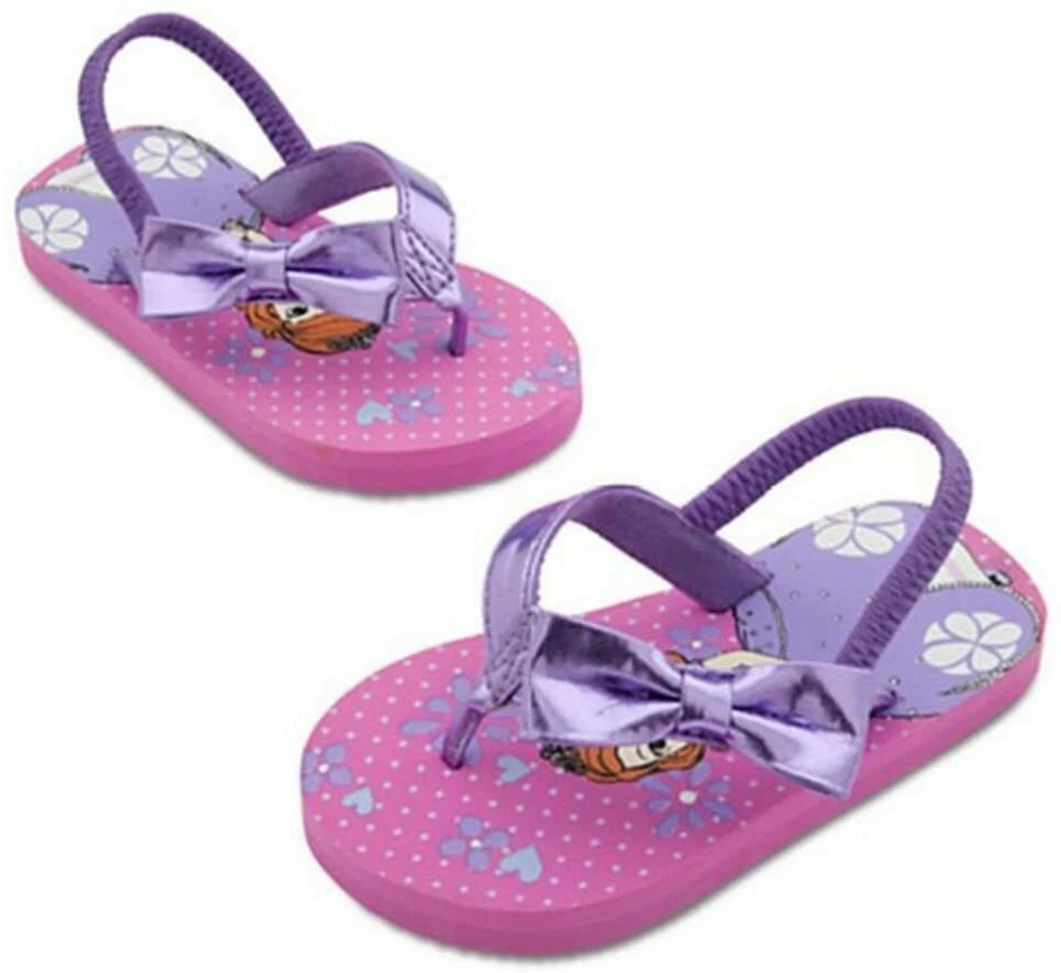 Disney Store Sofía la Primera Chanclas Niñas Sandalias Niños Pequeños Talla 5/6 Foto 2 de 2