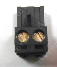 2 Pin - 5mm Black / Terminal Block Connector - Crestron, Speakercraft, Niles 