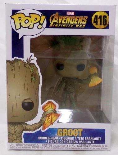Funko Pop! 416 Groot Marvel Avengers Infinity War Vinyl Figure 2018