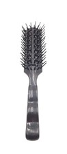 Vintage Vent Style Hairbrush Professional Hairbrush 6 Row Brush USED Black