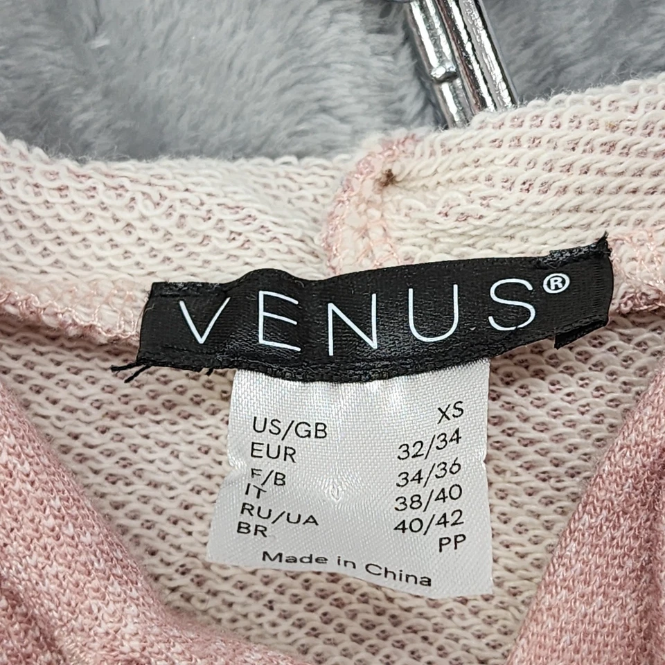 Venus Dress Womens XS Pink Sleeveless Racerback Hoodie All Season Athleisure - Image 4 of 4