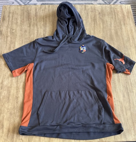 UT Texas Longhorns Nike KD Sweatshirt Hoodie Herren XL Kurzarm grau - Bild 1 von 11
