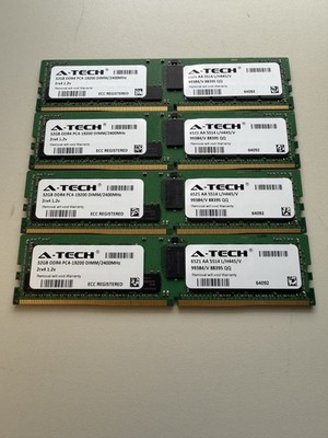 Lot of 4 - SK Hynix 32GB RDIMM DDR4 2400Mhz Server RAM