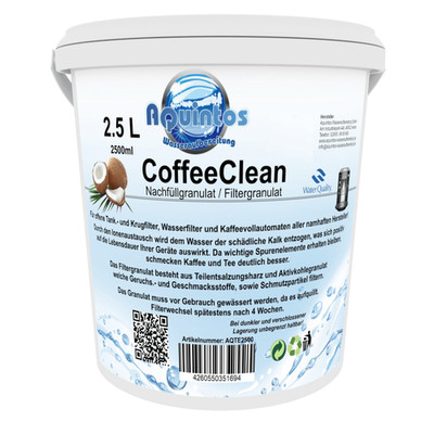 Wasserfilter Granulat Nachfüllgranulat Filtergranulat Kaffeevollautomaten 2,5 L