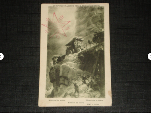 cartolina antica della prima grande guerra mondiale militaria ww1 ww 1 postale - Picture 8 of 10