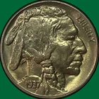 1937-D Buffalo Nickel Brilliant Uncirculated Gem BU Coin #40794