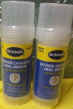 Dr.Scholl's Severe Cracked Heel Balm, Softens Hydrates 2.5 Oz. Lot Of 2