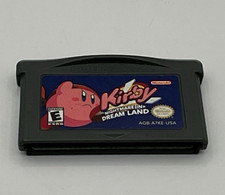 NINTENDO Game Boy Advance GBA Kirby Nightmare In Dream Land 2002 TESTED Cart