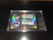 2016 Preffered Pairings Cal Ripken & George Brett Dual Auto Gold /10 BGS 9/10
