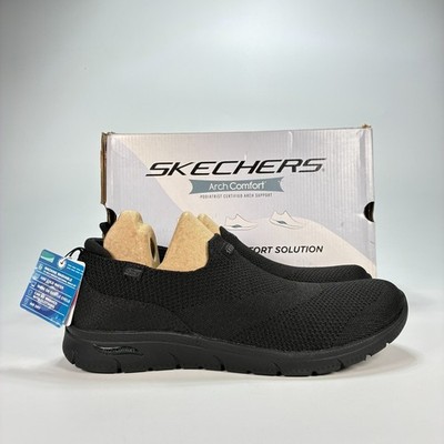 Skechers Arch Comfort Flexible Traction Outsole Slip on Shoe 179262S Women's 10