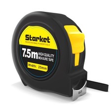5ft/7.5m Retractable Tape Measure, Rust-Proof Stainless Steel Blade with Frac...