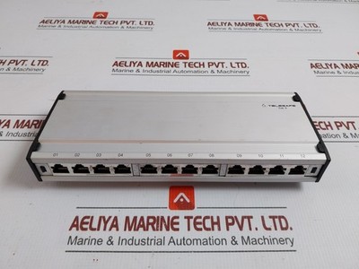 TELESAFE CAT. 6 Mini Patch Box 12-Port