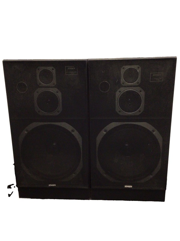 Vintage 1970’s Jensen 3120 3-Way Speakers Made in USA TESTED AND WORKING