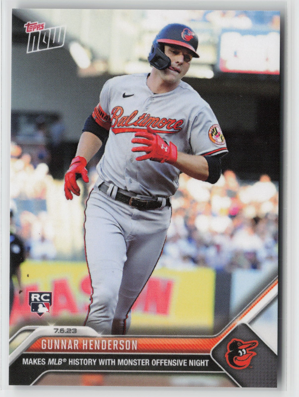 2023 Topps Now #532 Gunnar Henderson