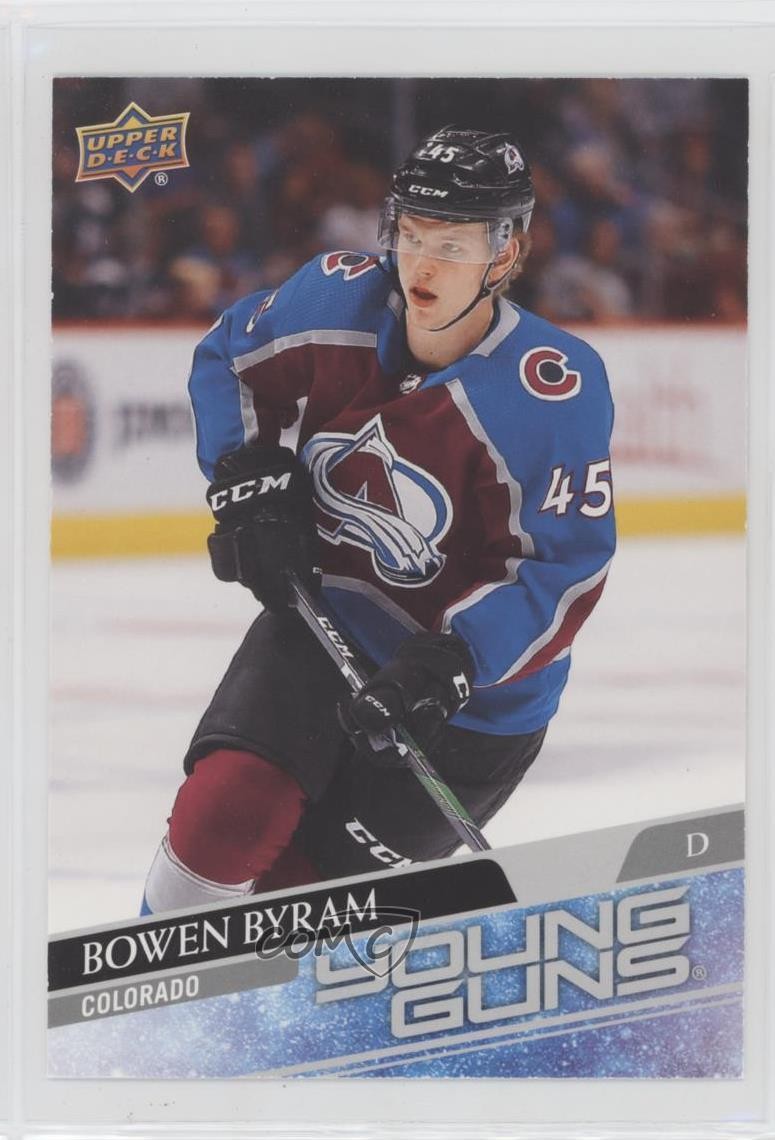 2020-21 Upper Deck Young Guns Jumbo Bowen Byram #205 e9p