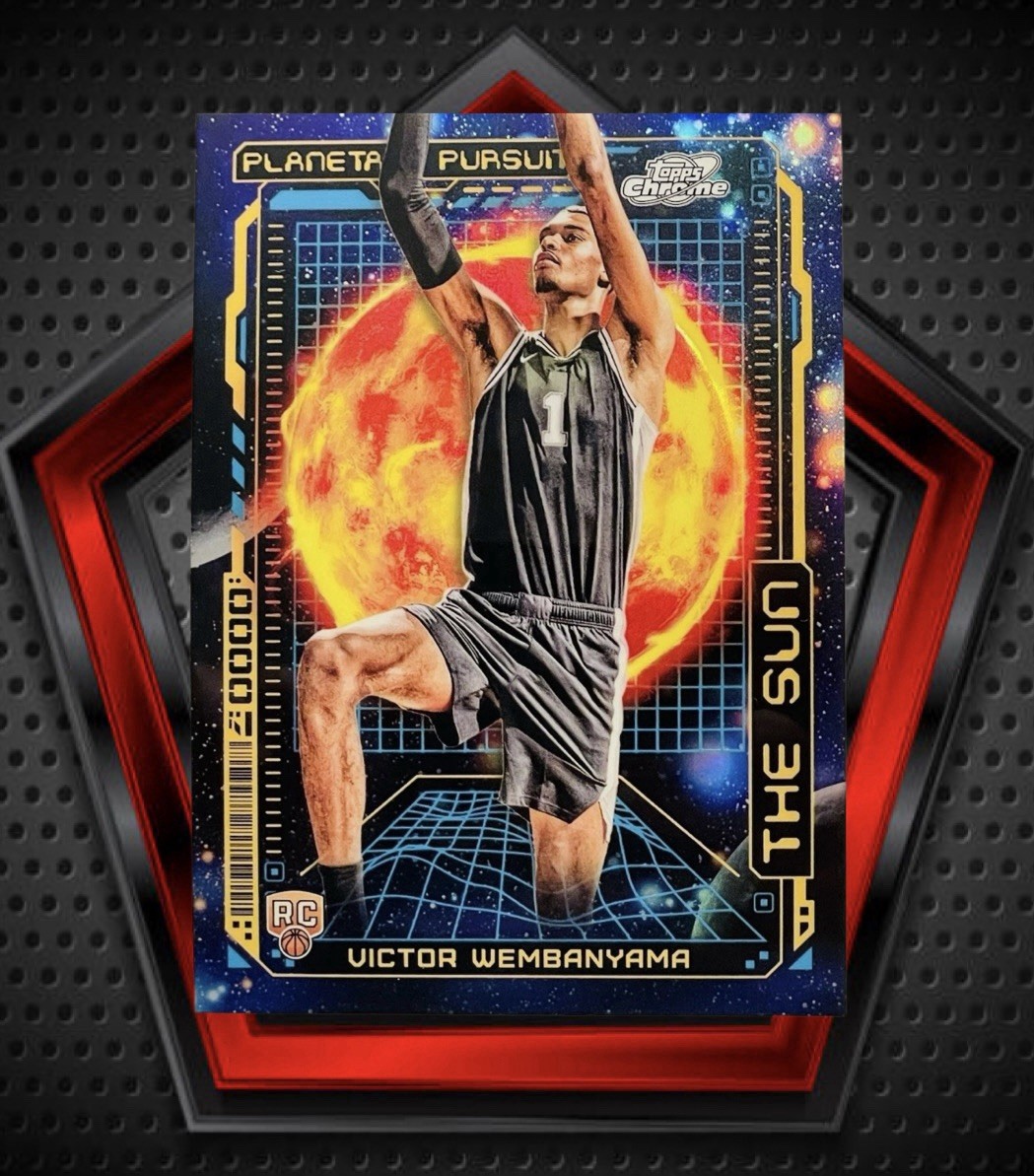 wembanyama 24枚限定 未開封 メトロポリタン Victor Wembanyama RC *The Sun* 2023-24 Topps Cosmic Planetary