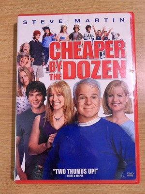 Cheaper by the Dozen (DVD, 2003, Widescreen/Full Screen) Steve Martin