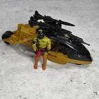 Vintage GI Joe Cobra Evader & Darklon Vehicle Near Complete 1989 ARAH Destro