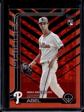 2025 Topps Update Mick Abel RC Holiday Debut #US270 Phillies Rookie