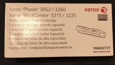 Xerox Genuine 106R02777 High Yield Phaser 3052/3260 WorkCentre 3215/3220 Toner