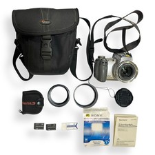 Sony Cybershot DSC-H2 6.0MP Digital Bridge Camera Silver Tested Complete Kit