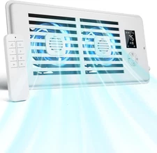 Register Booster Fan for 4” X 10” Register Holes, Vent Fan with DIY Scent Diffus