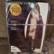 Hocus Pocus Sarah Cape Adult One Size Fits All Spirit Halloween Costume Hood New