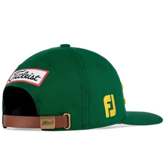 TITLEIST TOUR SPLIT PANEL GOLF FASHION CAP HUNTER GOLD / GREEN HAT