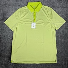 Graham Luxe AF Polo Shirt Men's XL Green Short Sleeve Performance Stretch Golf