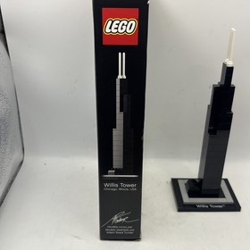 LEGO Architecture #21000 Willis Tower Sears Chicago Complete Set Box & Manual