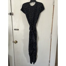 Vintage 1980s All That Jazz California Black And Gold Jumpsuit Pantsuit Size 7/8