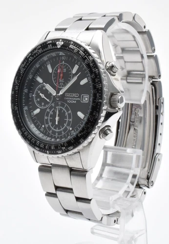 Vintage [Near MINT] Seiko Flightmaster 7T92-0CF0 Quartz Chronograph Men's Japan