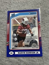 2024 Panini Donruss Rated Rookie Marvin Harrison Jr. #393 Blue Press Proof (RC)