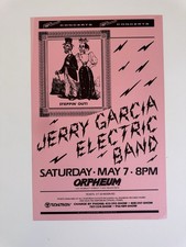 1988 Jerry Garcia Electric Band &ndash; Original Bill Graham Presents Orpheum Theatre