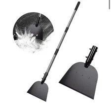 Walensee Snow Shovel, Ice Scraper & Ice Chopper, 54 Inch Flat Shovel for Snow...