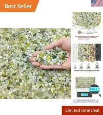 2 lb Jade Pebbles - Natural Stone for Succulents, Vases, & Landscaping