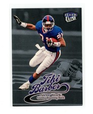 Tiki Barber 1999 Fleer Ultra Platinum Medallion Edition /99 #76P New York Giants